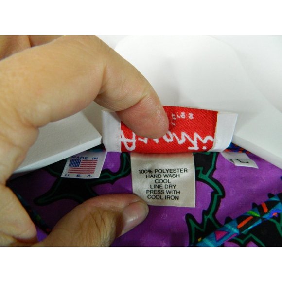 Assorti for Susan Freis Dress Vtg 1980's Purple Boho Pleated Flowing Large Flow - Picture 8 of 16